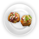 Baked Potatoes With Pickles 