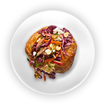 Baked Potatoes With Onions 