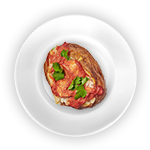 Baked Potatoes With Bbq Chicken 