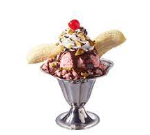 Banana Split Sundae 