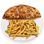 Fried Pizza (half) 